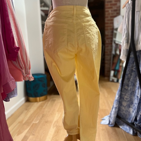 NYDJ Nordstrom Clarissa Ankle Butter Yellow Pant, 14, Great Preloved Condition ✨ - Picture 9 of 15